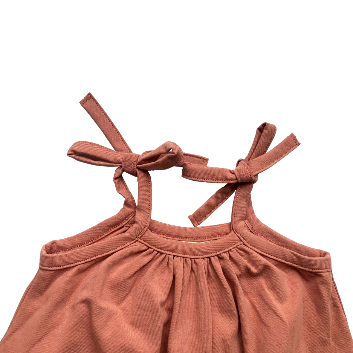 Shoulder tie dress