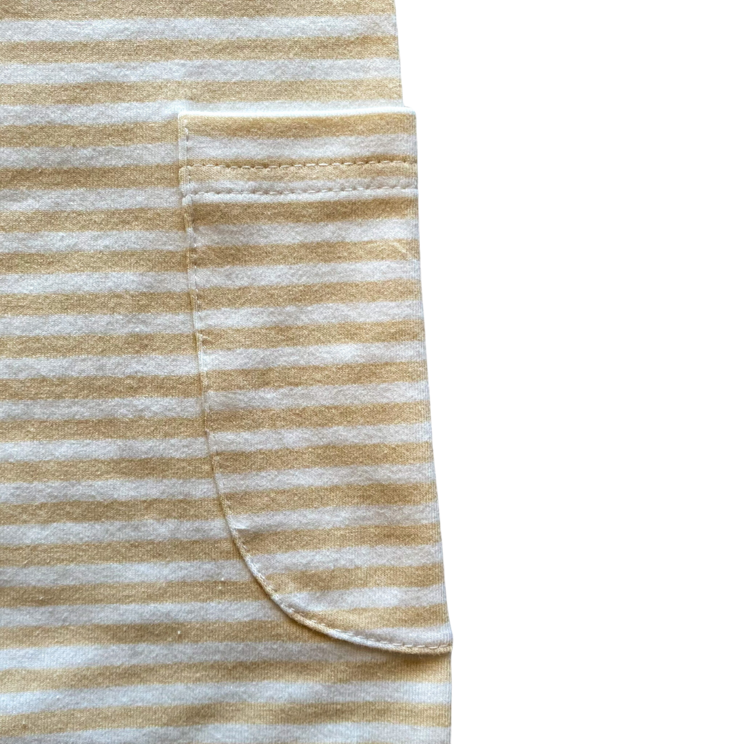 Buttercream stripe relaxed playsuit romper