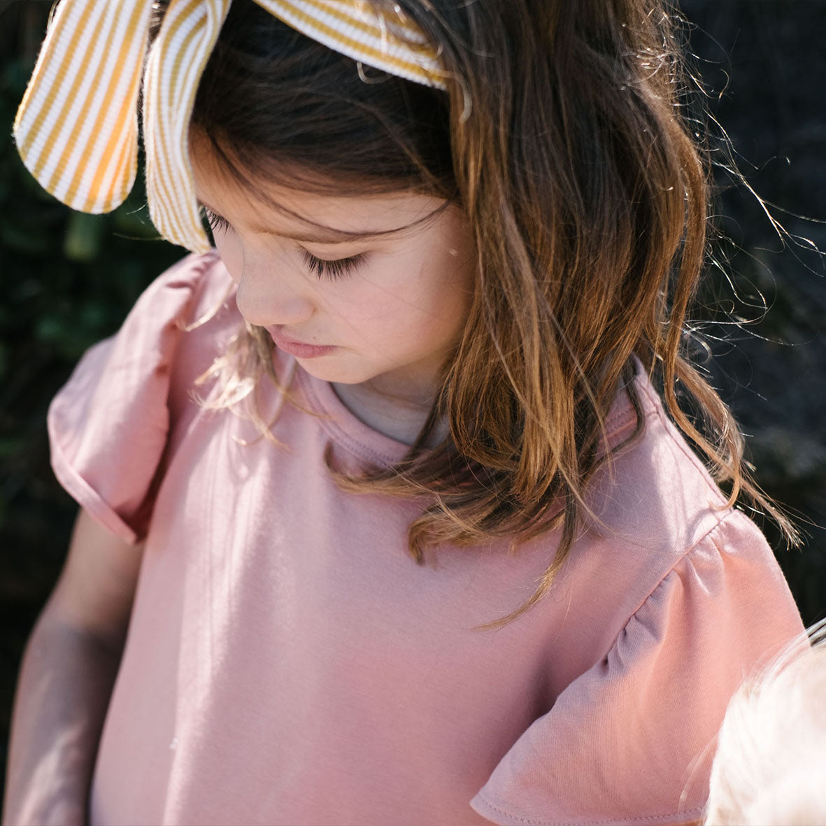 Flutter sleeve dress