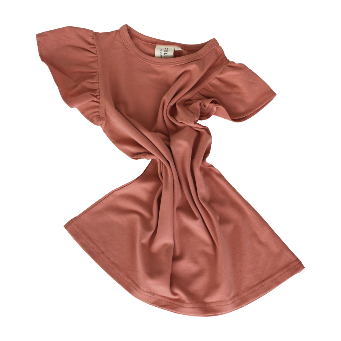 Flutter sleeve dress