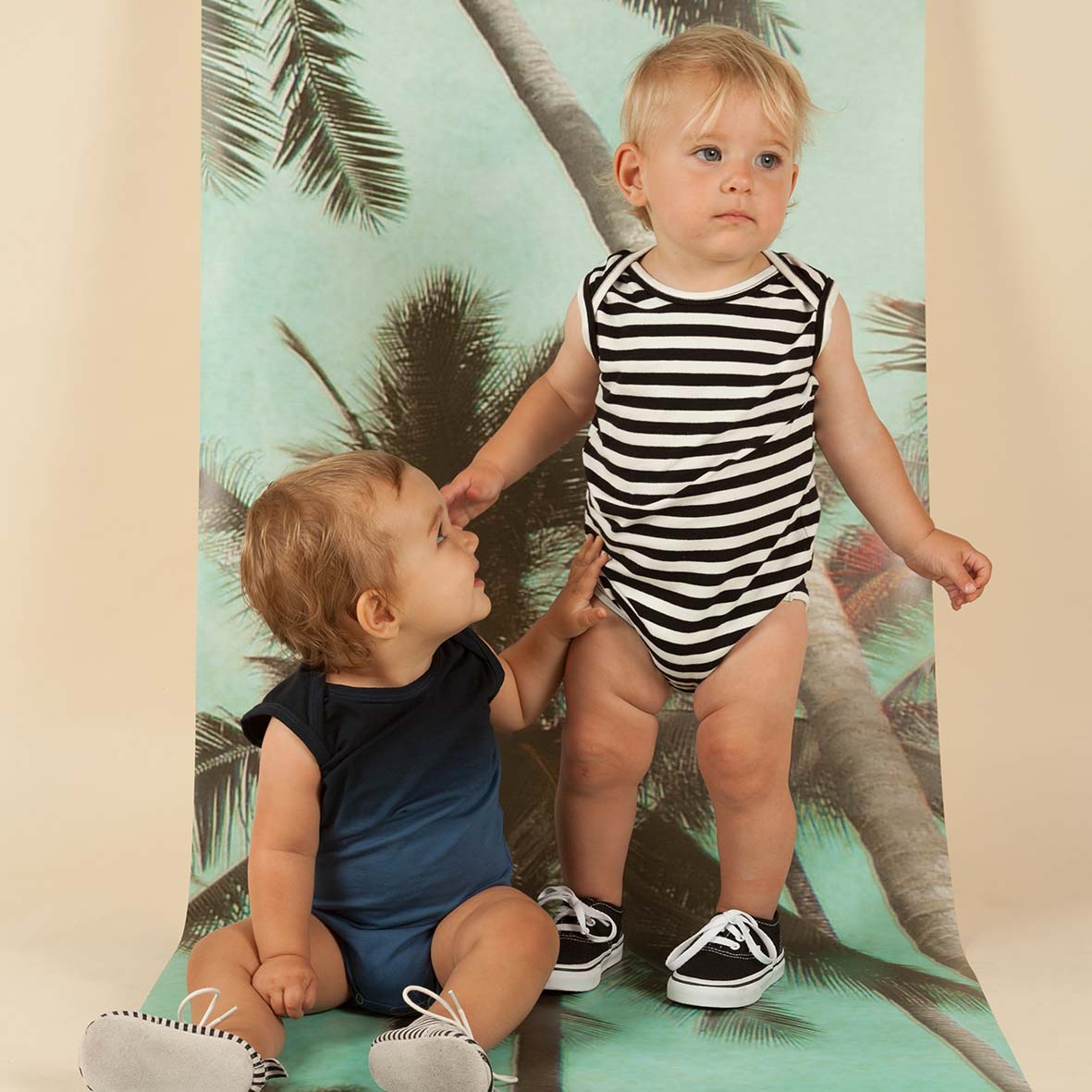 Ombre sleeveless bodysuit
