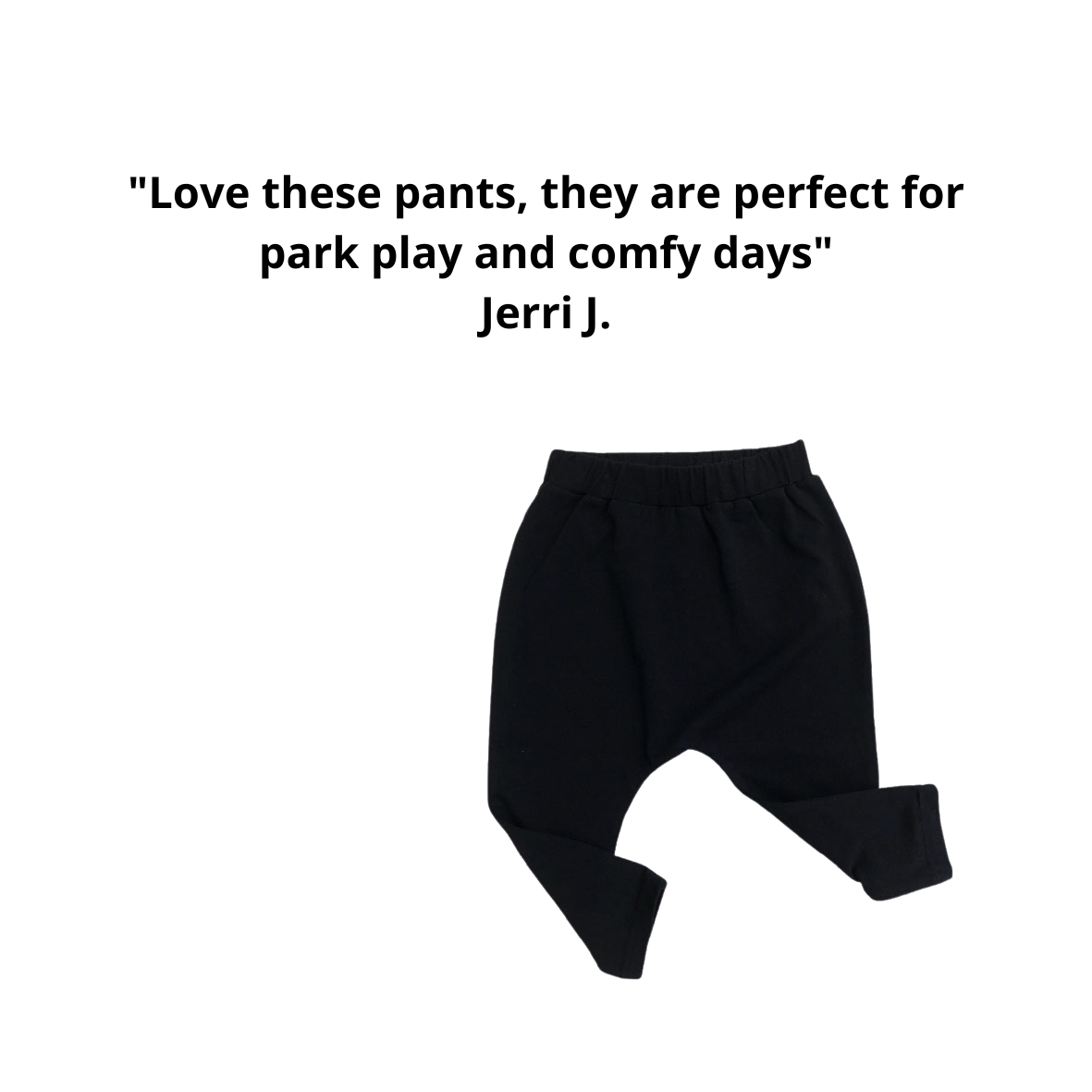 Drop crotch pants