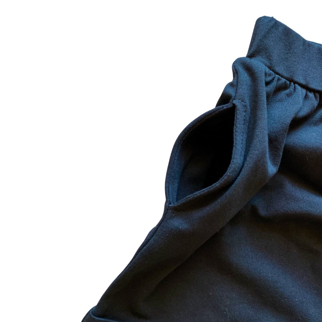 Black play shorts