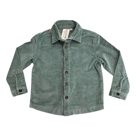 Cord shirt jacket